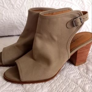 Lucky Brand peep toe heels